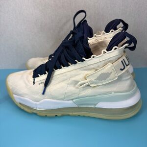 Nike Jordan Proto-Max 720 in the Pale Ivory and Midnight Navy colorway